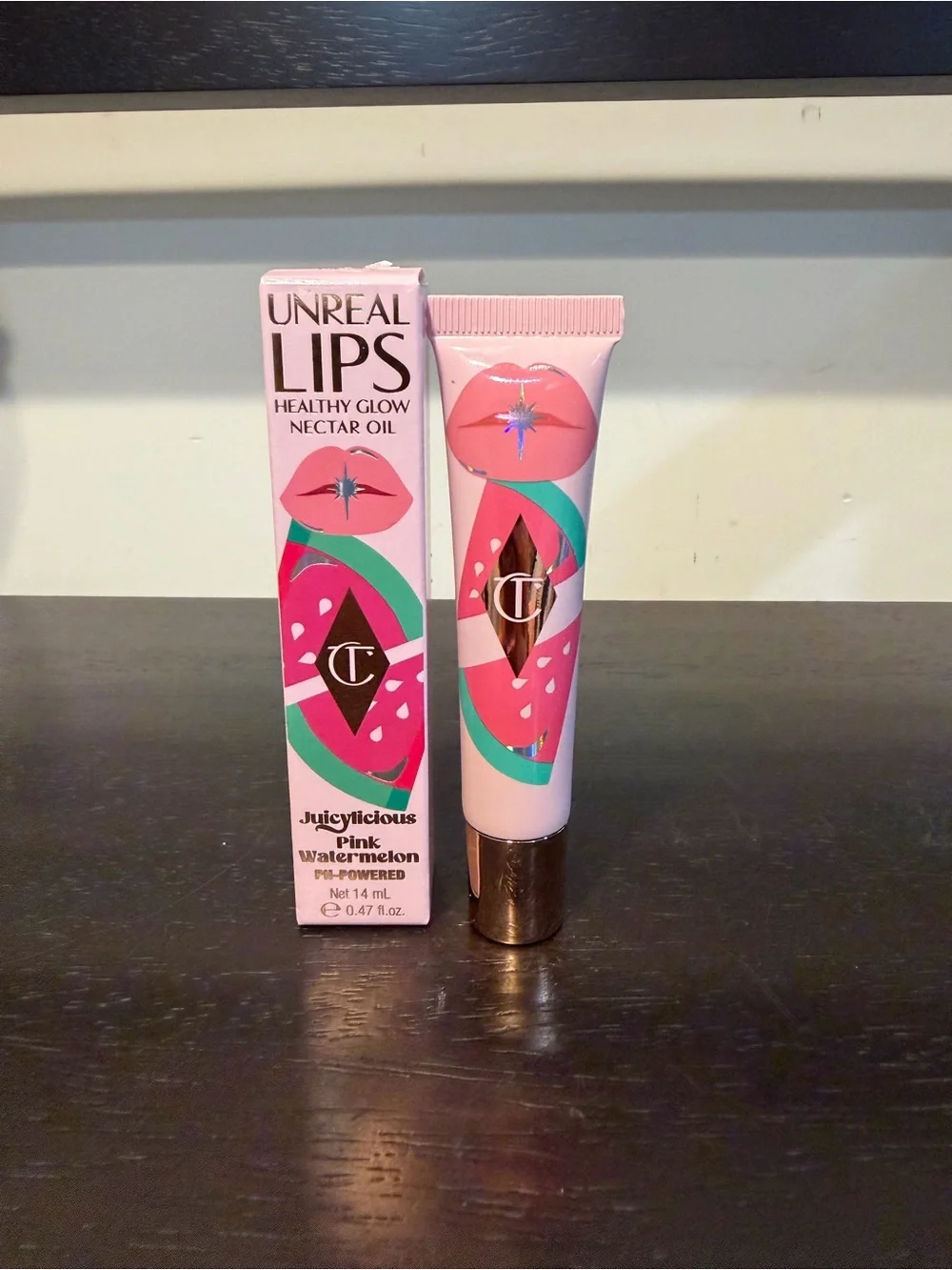 Charlotte Tillbury Unreal Lips Healthy Glow Nectar Nourishing Lip Oil Watermelon